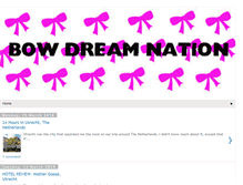 Tablet Screenshot of bowdreamnation.com
